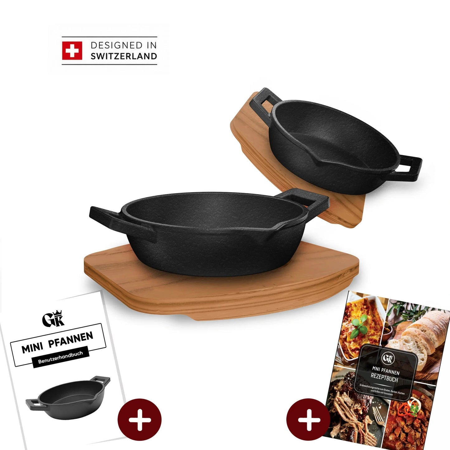 Gusseisen-Grillpfännchen – Kleine Pfanne