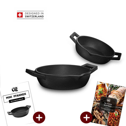 Gusseisen-Grillpfännchen – Kleine Pfanne