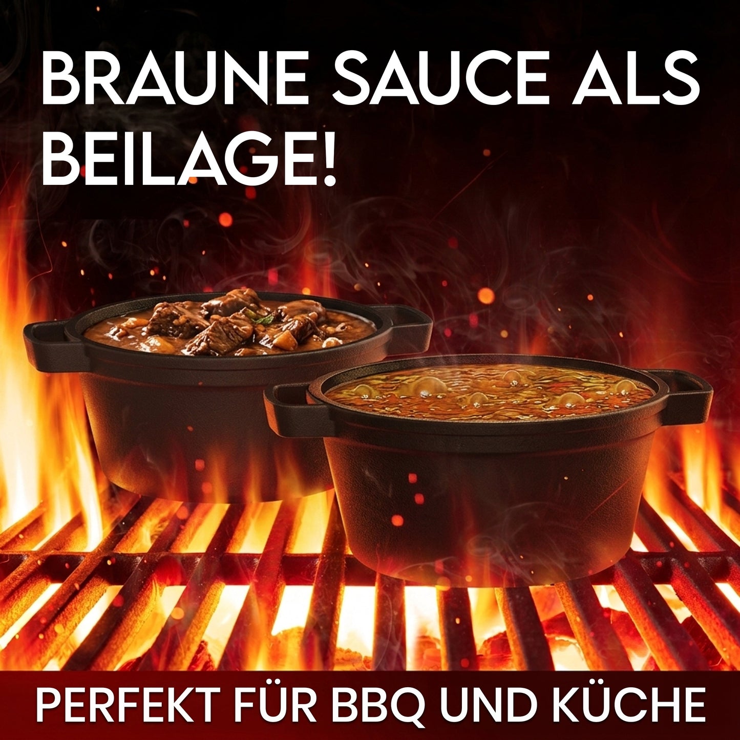 Dutch Oven Set – Ideal für Grillen, Braten & Schmoren