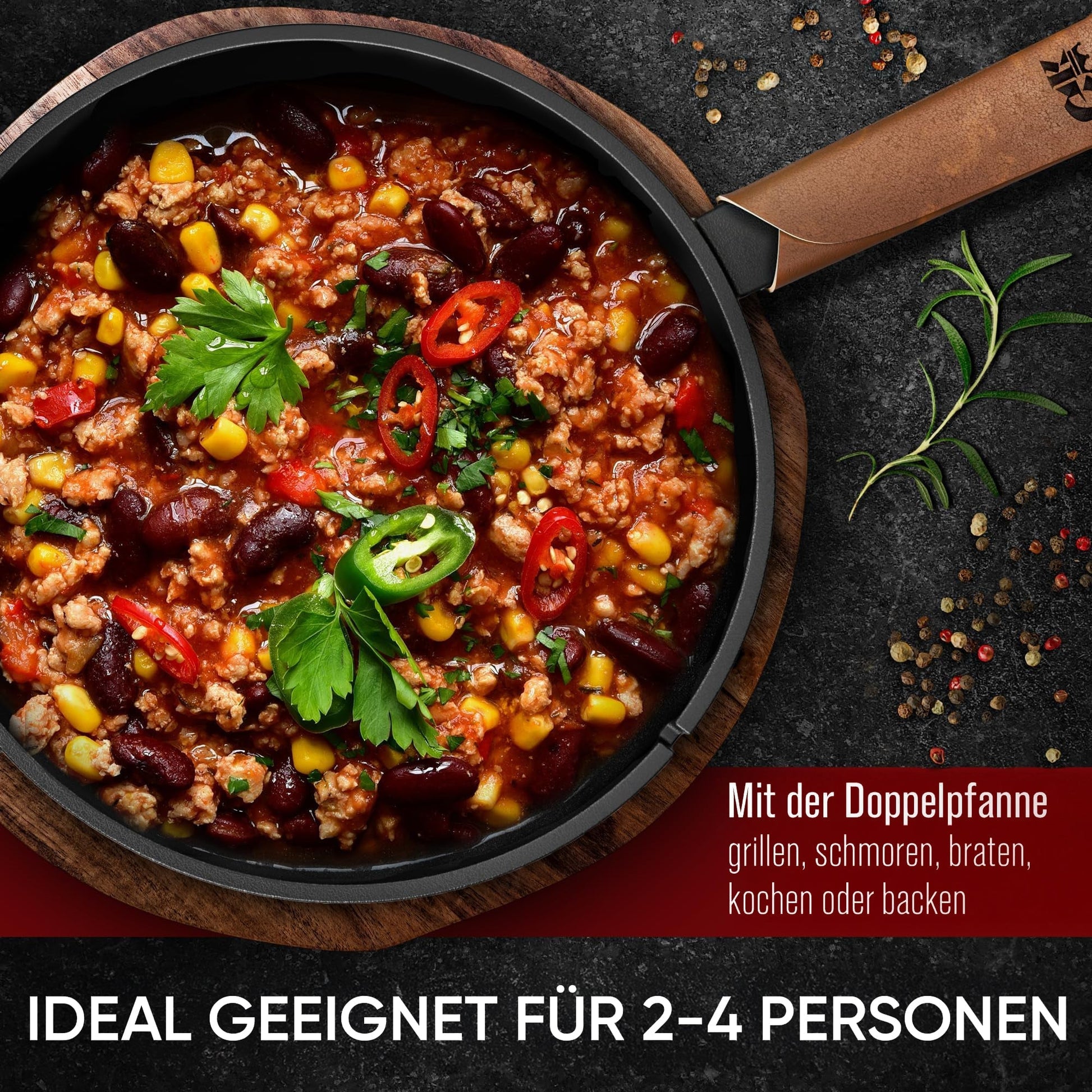 Dutch Oven 2in1Ohne PflegepasteGusskönig
