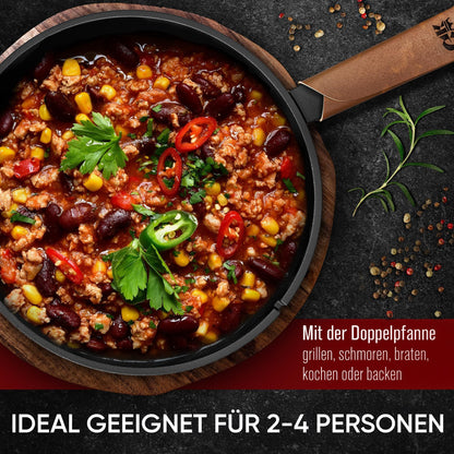 Dutch Oven 2in1Ohne PflegepasteGusskönig