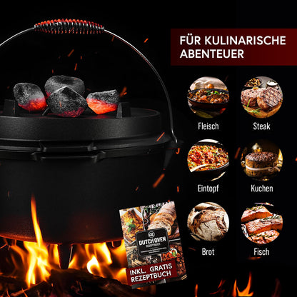 Dutch Oven KlassischMit FüßenGusskönig