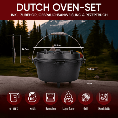 Dutch Oven KlassischMit FüßenGusskönig