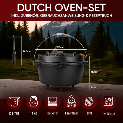 Dutch Oven KlassischMit FüßenGusskönig