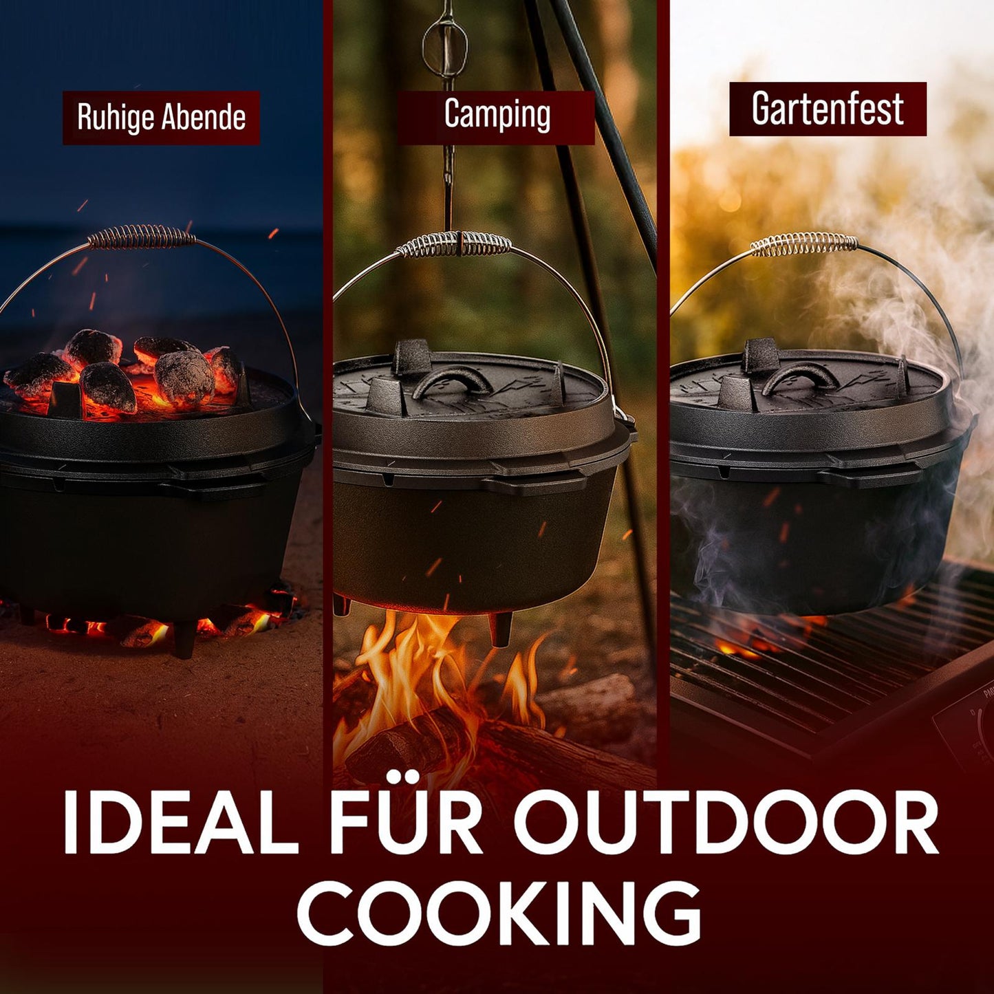 Dutch Oven KlassischMit FüßenGusskönig