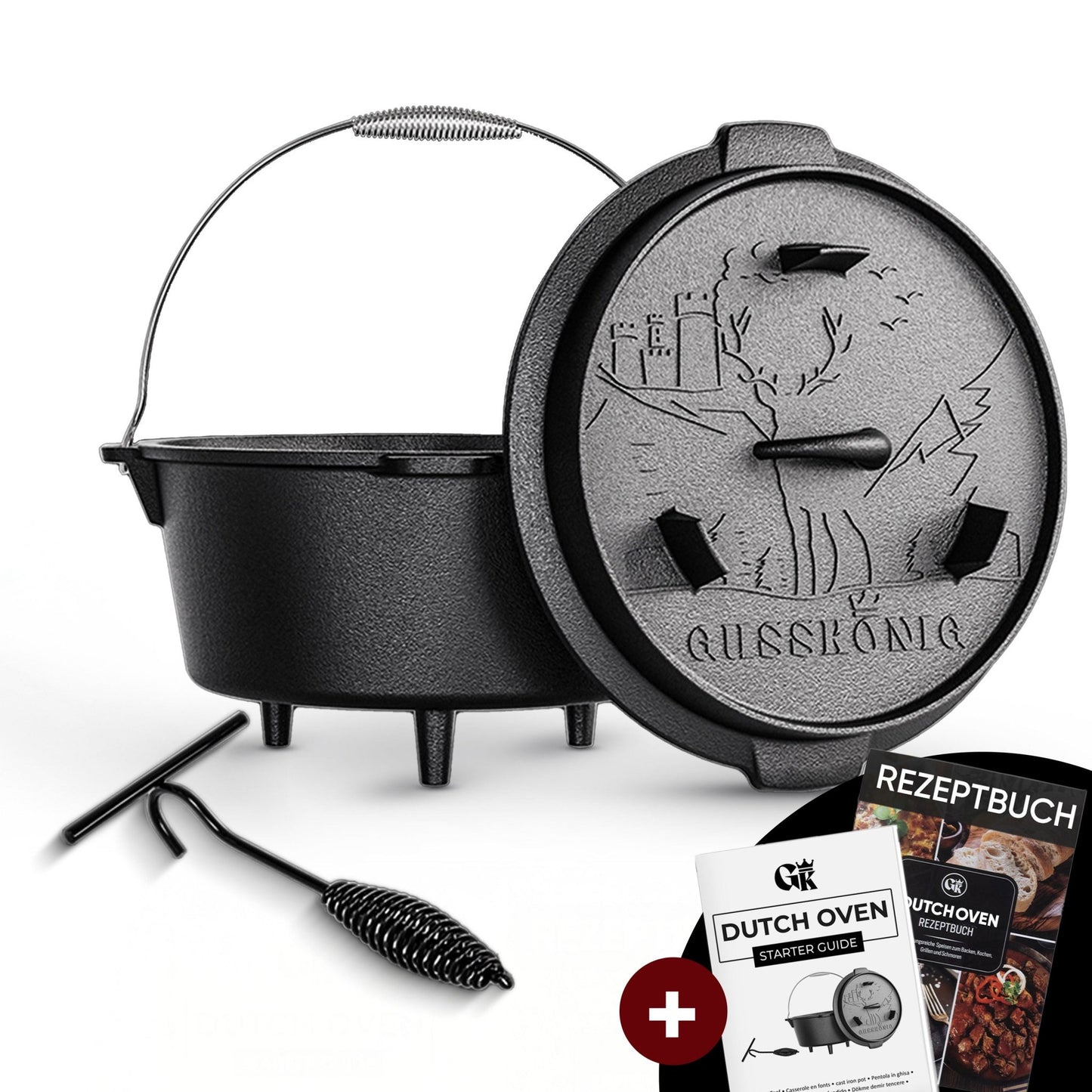 Dutch Oven KlassischMit FüßenGusskönig